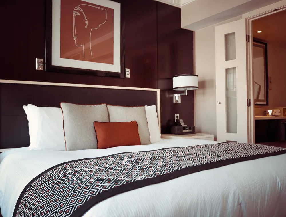 Elegant hotel suite prepared for a comfortable stay